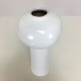Scandinavian modernist vase, white ceramics
