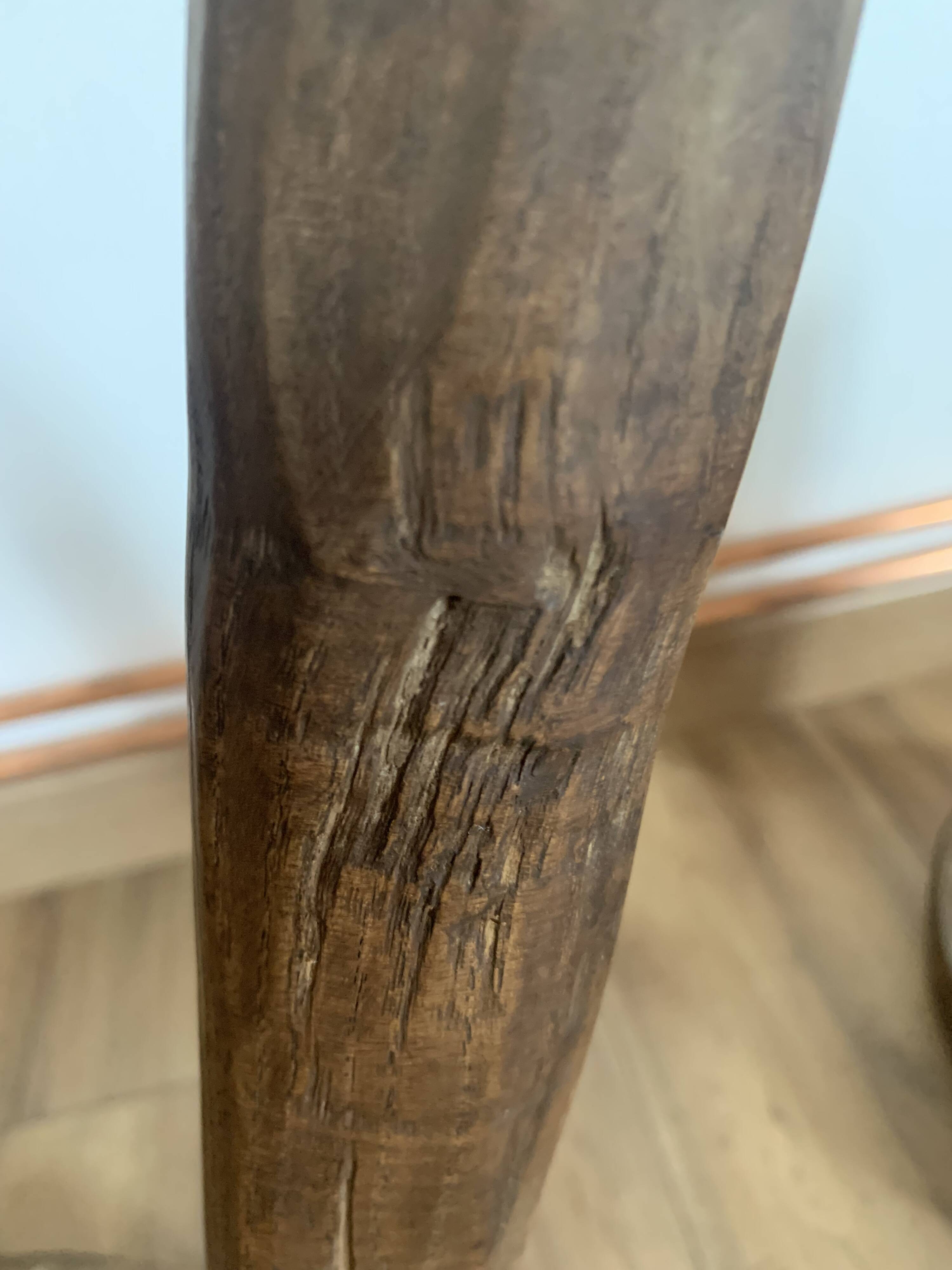 Pair of brutalist stools