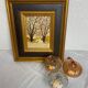 Oil on canvas signed “The two chestnut trees”