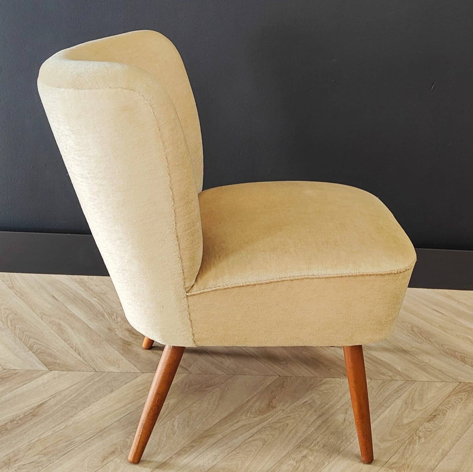 Mid century cocktail chair vintage
