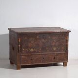 Antique storage trunk dated 1861 #23