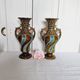 2 Vases from the 1900s-1920s in French Ceramic Onnaing Barbotine Art Nouveau