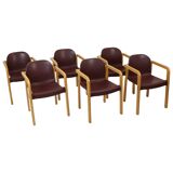 Set of 6 Vintage Design Chairs Dolmas Kembo JB Meijer 1980s