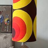 Table lamp with handmade lampshades