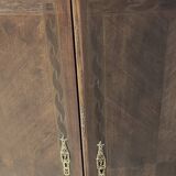 Louis XVI style marble and marquetry sideboard