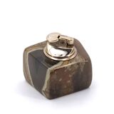 Brown Jasper table lighter, 1970s