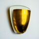 Regency brass wall light, Italy, 1970