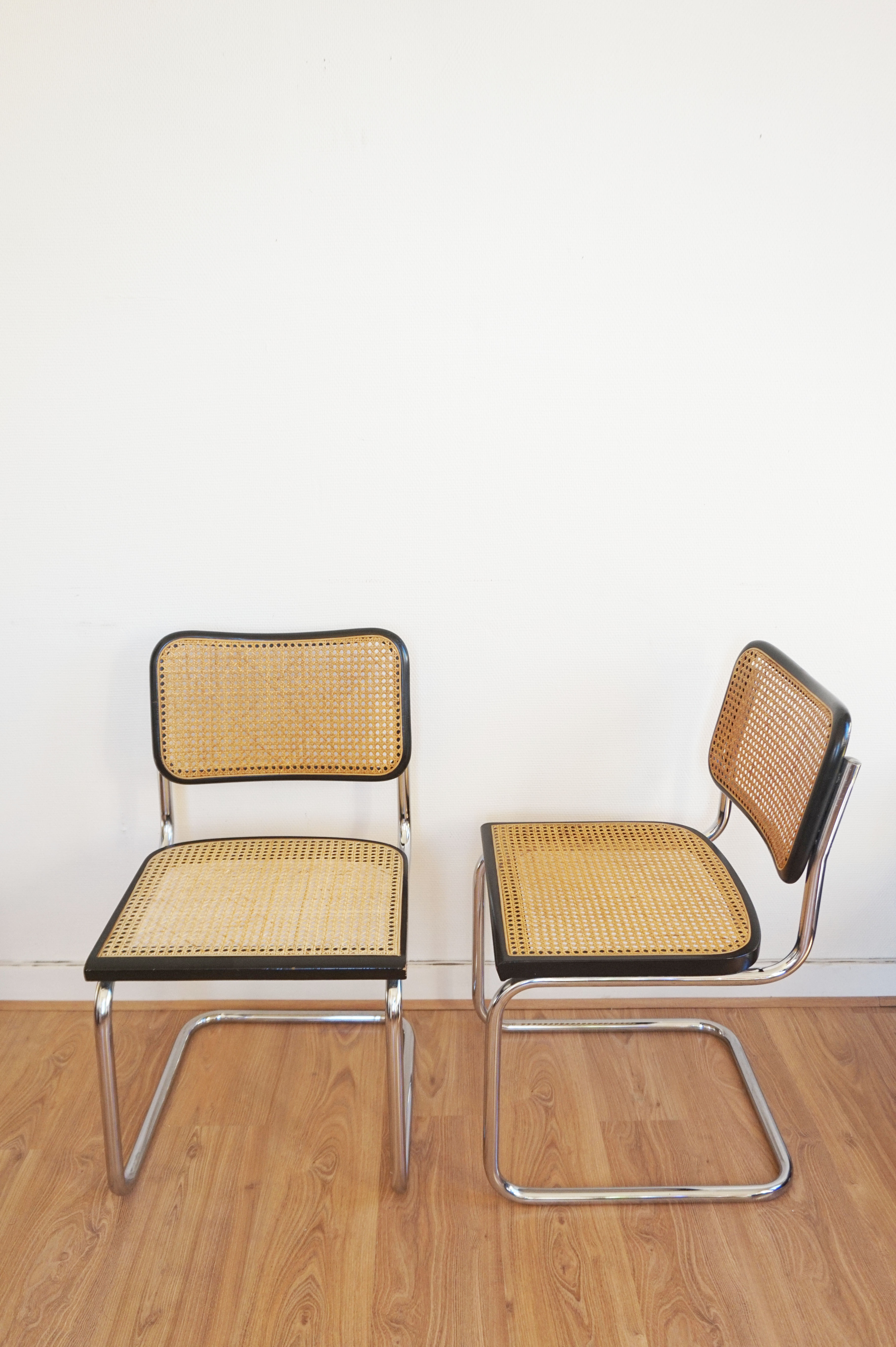 Pair of chairs by Marcel Breuer model B32