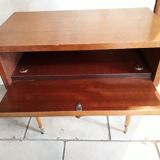 Bedside 60s blond wood