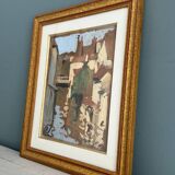 Gouache signed Pierre Eugène Montézin (20th century)