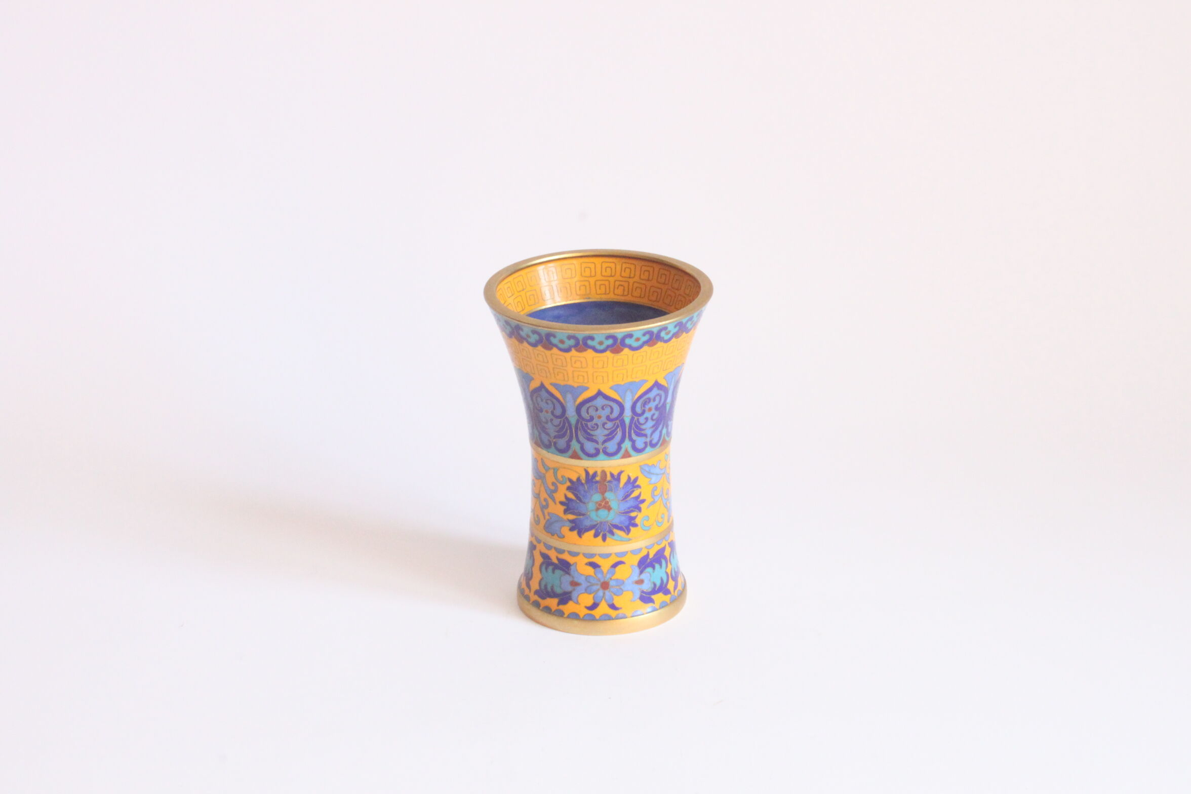Chinese cloisonné brush pot, 1970s China
