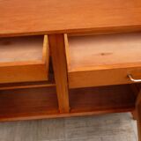 Vintage buffet feet compass two drawers