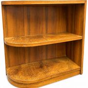 Art Deco corner shelf in French walnut, 1950.