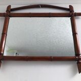 Vintage bamboo mirror