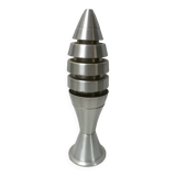 unknown aluminium "rocket" table lamp