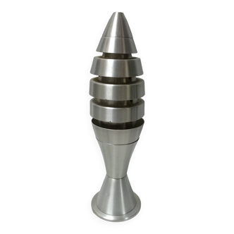 Lampe de table inconnue en aluminium « fusée »