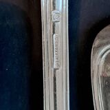 24-piece silver-plated metal cutlery set "Deettjean 190" and their box - Filet de Coeur model - Ref 11