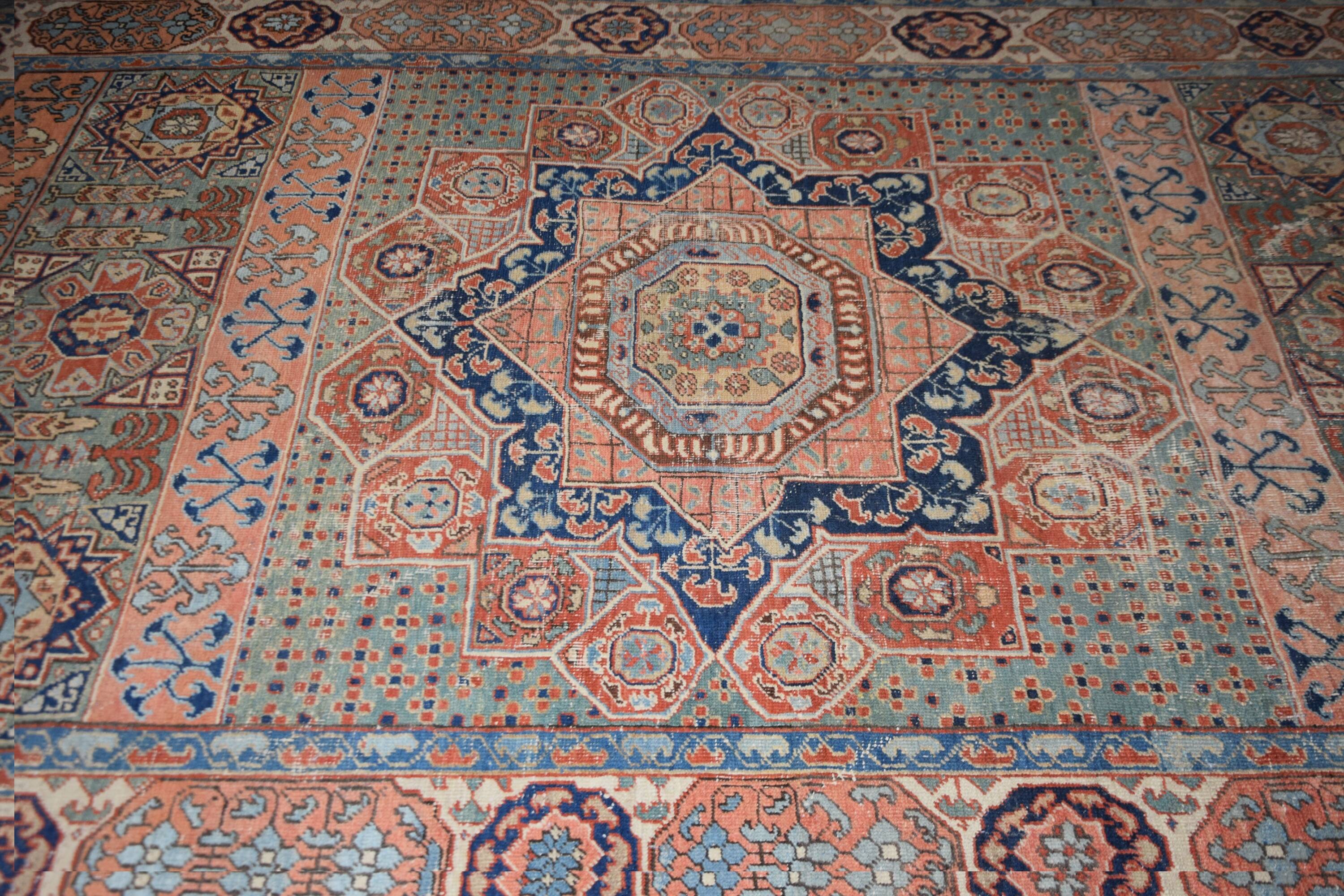 Tapis d'Iran Ardabil « Style Mamelouk » – début XXᵉ siècle : 200 × 290 Cm