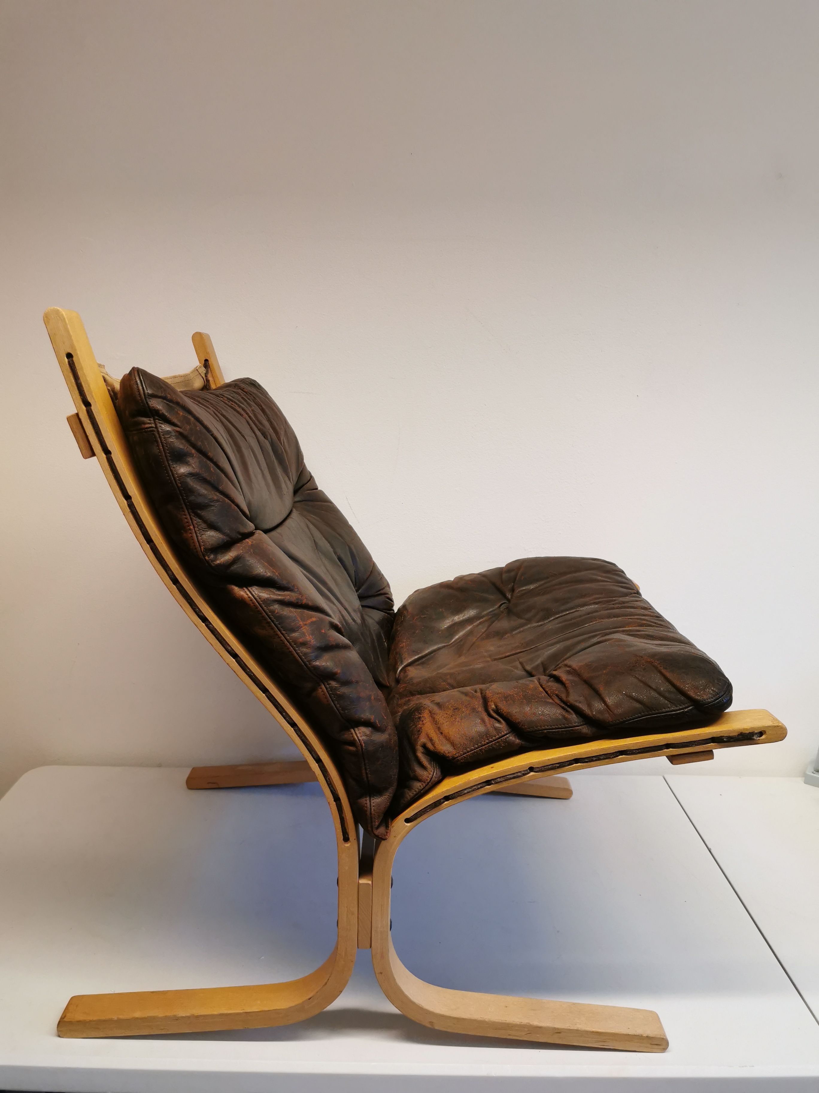 Armchair designed by Ingmar Relling, produced by Westnofa Norway, 1970s-80s