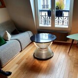Holophane coffee table in black marble
