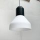 Minimalist bell-shaped pendant lamp in metal and glass, Italian by Sebastian Herkner for Classicon.