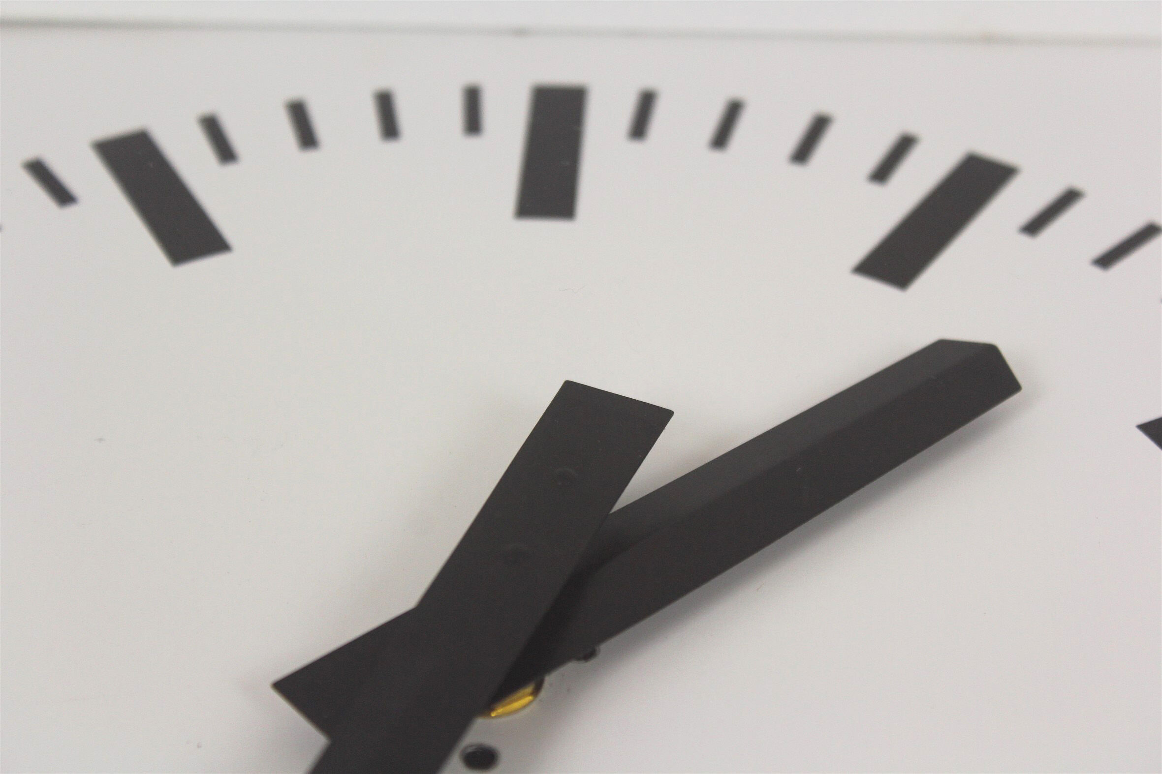 Industrial Square Railway Clock from Pragotron 1970s