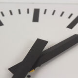 Industrial Square Railway Clock from Pragotron 1970s