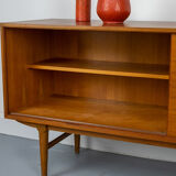 Vintage Sideboard in Teak with sliding door and drawers, 1960s