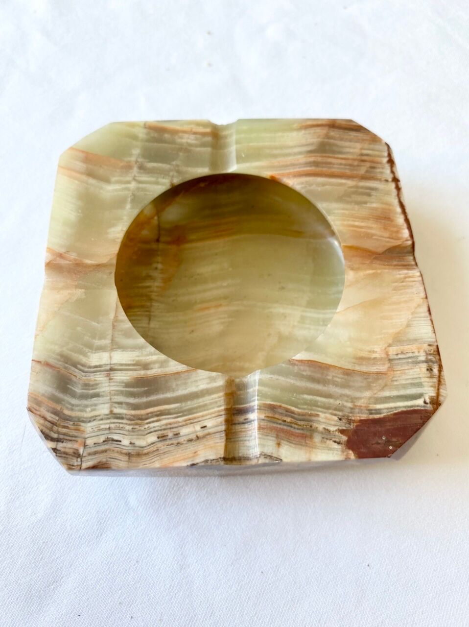 Vintage onyx ashtray