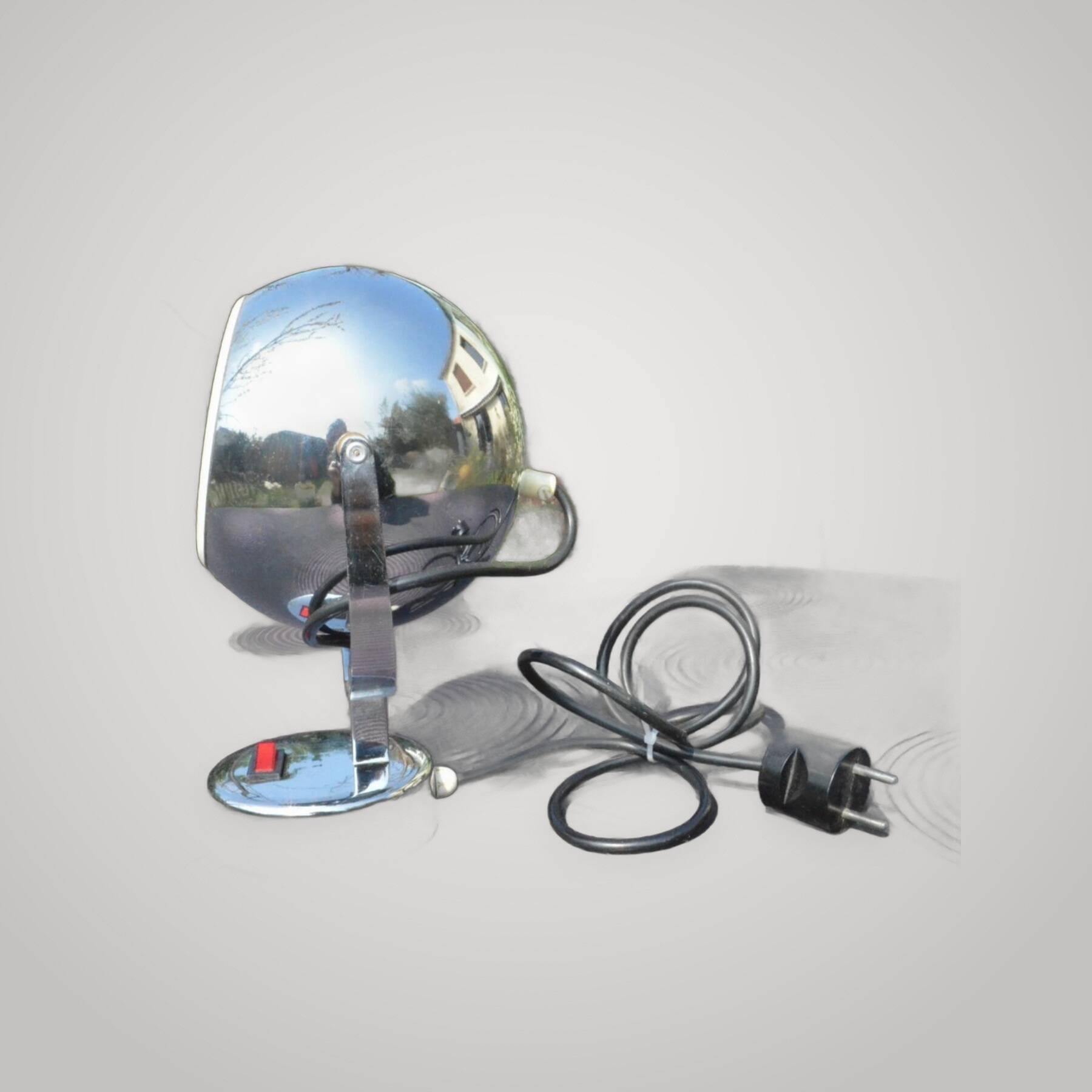 Lampe eye Ball Goffredo Reggiani design vintage space age