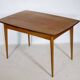 Double-extendable vintage mid-century teak dining table, 1960s