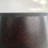 Bronze lamp, 2M fabric cable, sewn lampshade.