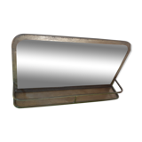 Metal floor/mirror