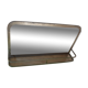 Metal floor/mirror