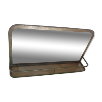 Metal floor/mirror