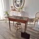 Extendable desk in solid wood in Louis XVI style