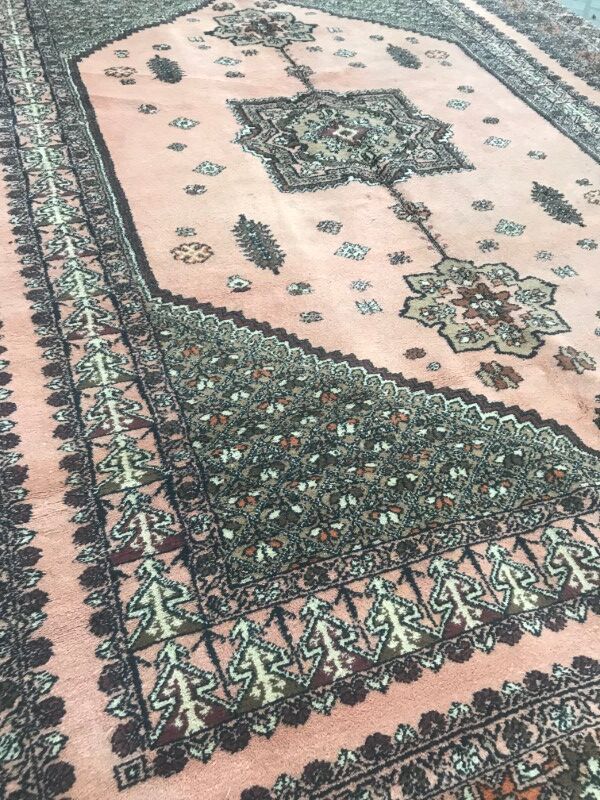 Tapis ancien Maroc Rabat fait main, 205X287 cm