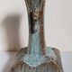 Chinese bottle soliflore vase with flambé enamel