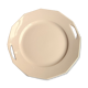 Ancient dish with anses in rose ceramics signed saint-amand