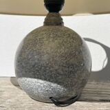 Speckled wood ball lamp 1980