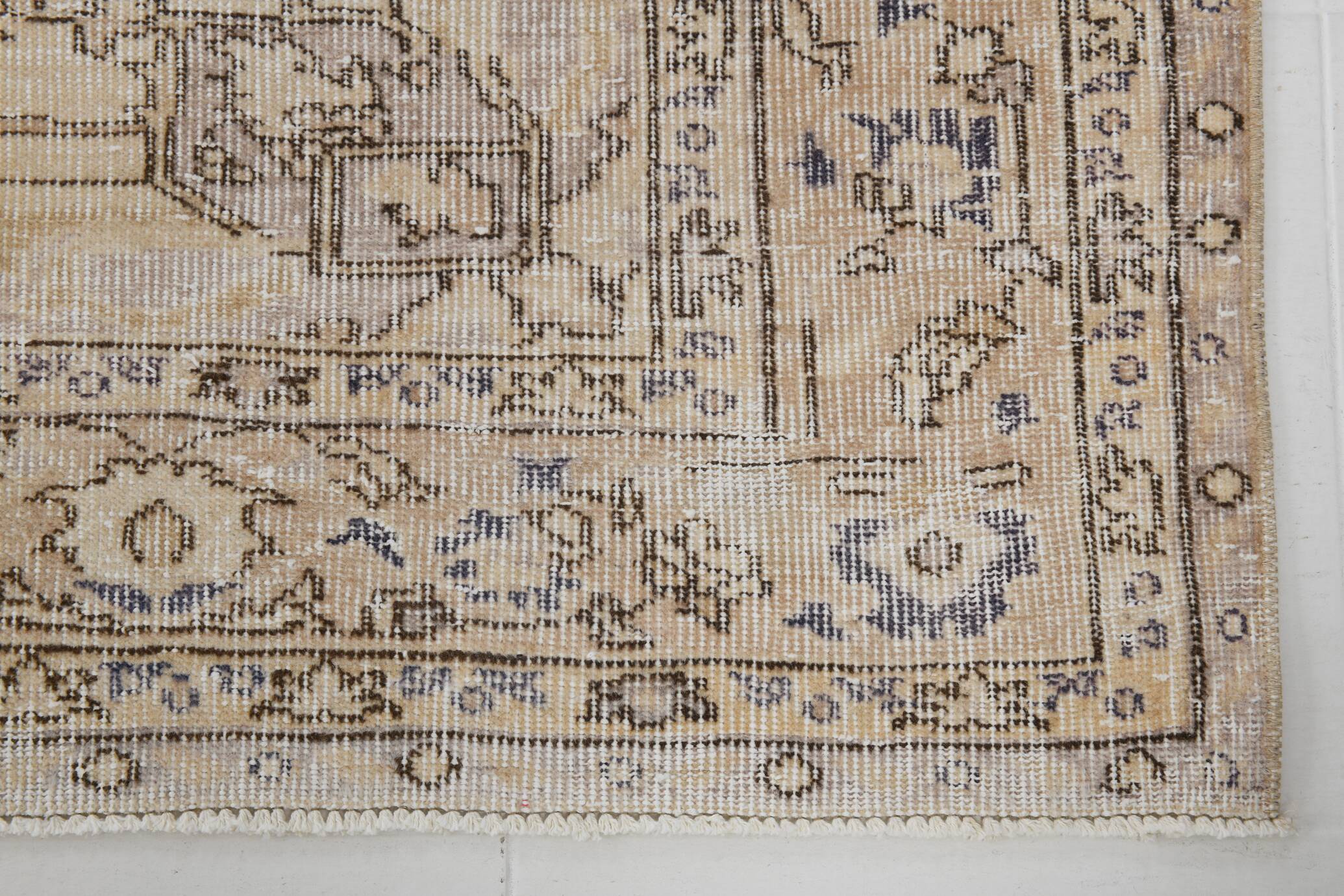 7x9 Navy Blue & Beige Classic Persian Rug, 202x282Cm SK 20114