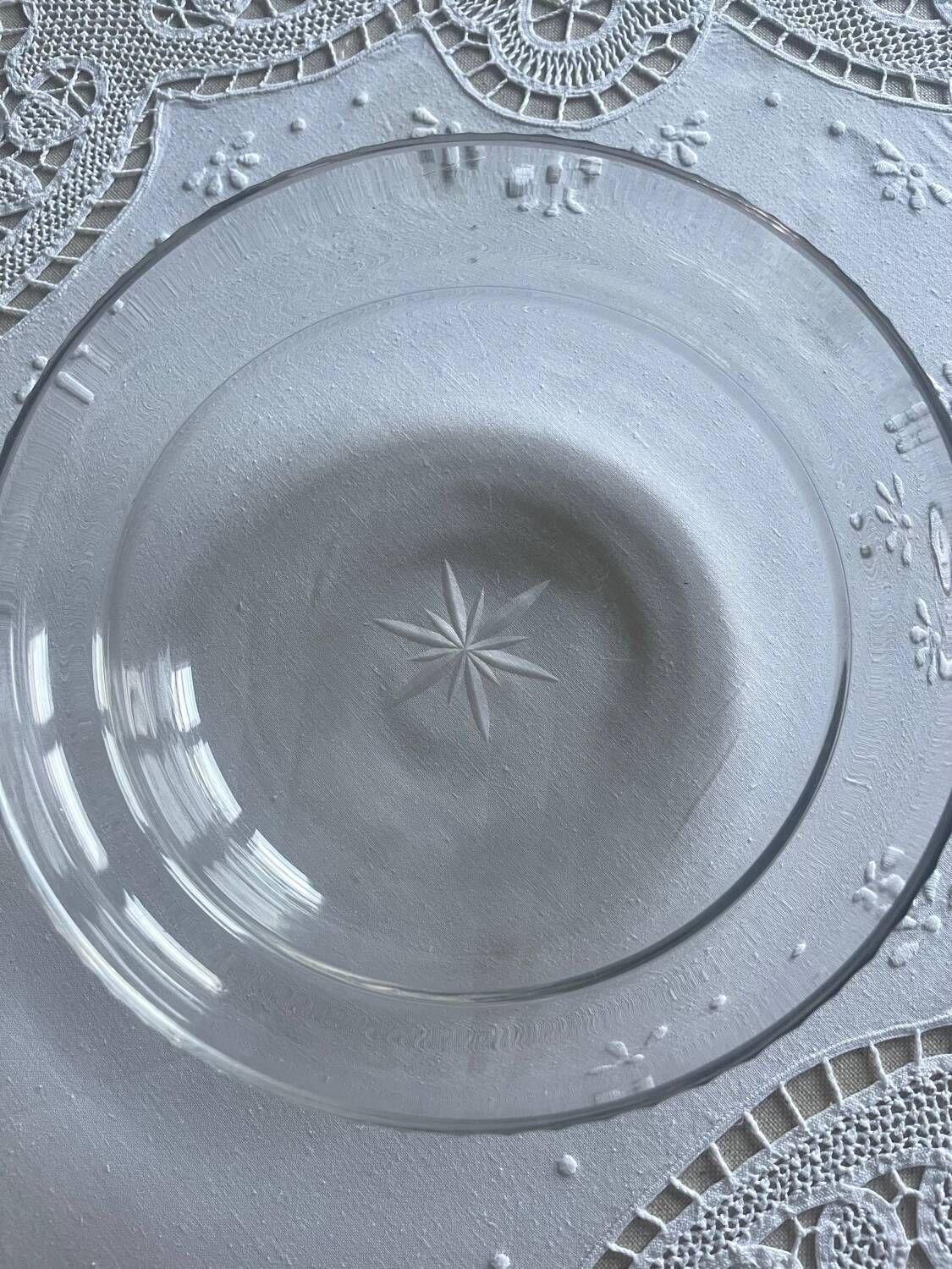 Coupe ancienne en verre et métal argenté