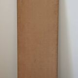 Bevelled mirror in brushed aluminium 1970