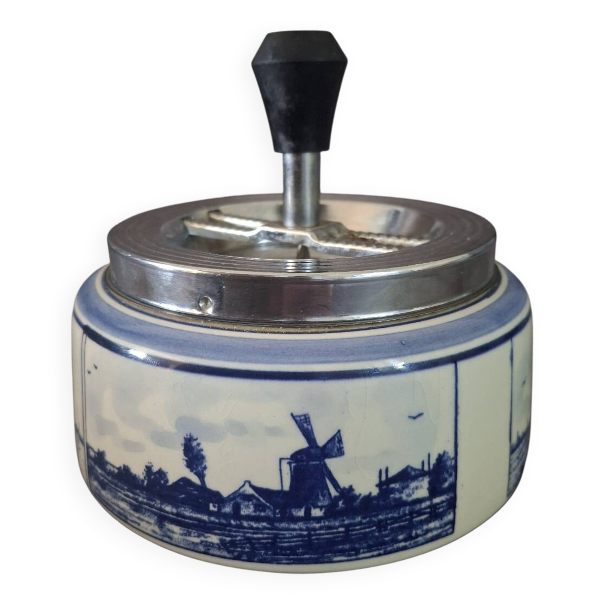 Delft rolling ashtray