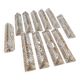 Set of 11 crystal knife holders