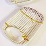 Pair of asparagus plates