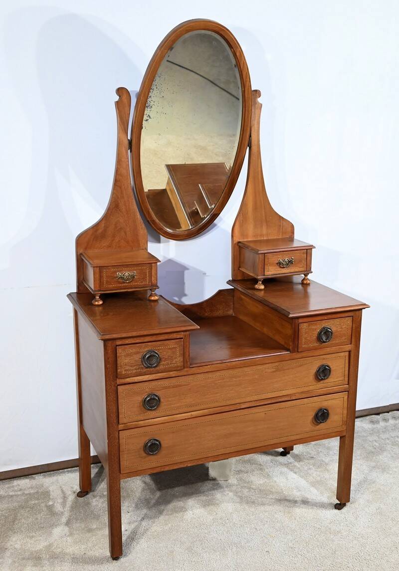 Petite coiffeuse anglaise en acajou – 1920