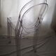Pair of stackable chairs Victoria Ghost by Philippe Starck, Kartell