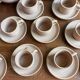 12-cup service with saucers and a pourer - Vieux grès de la Tour