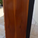 Louis XVI style chest of drawers in wood and cherry veneer